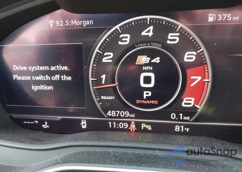 2019 Audi S4 3.0T Premium from USA, damaged, VIN WAUB4AF41KA091531